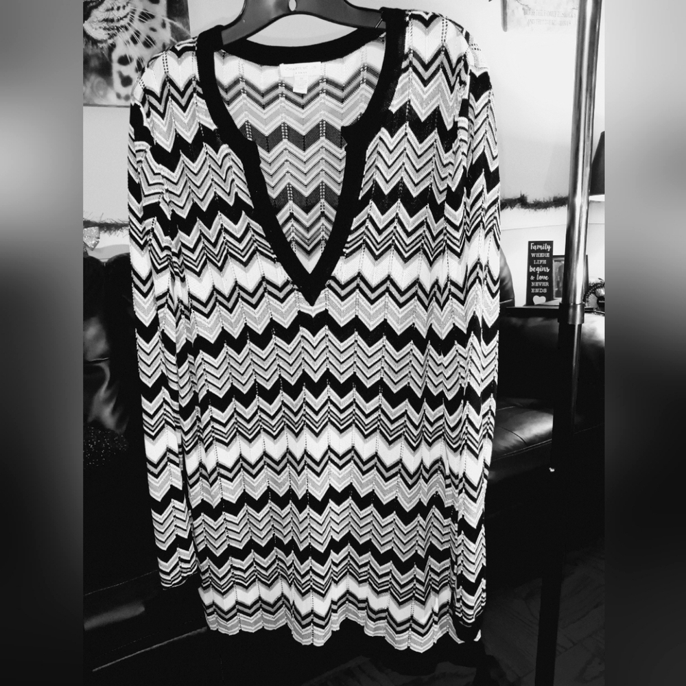 Drop V Neck sweater